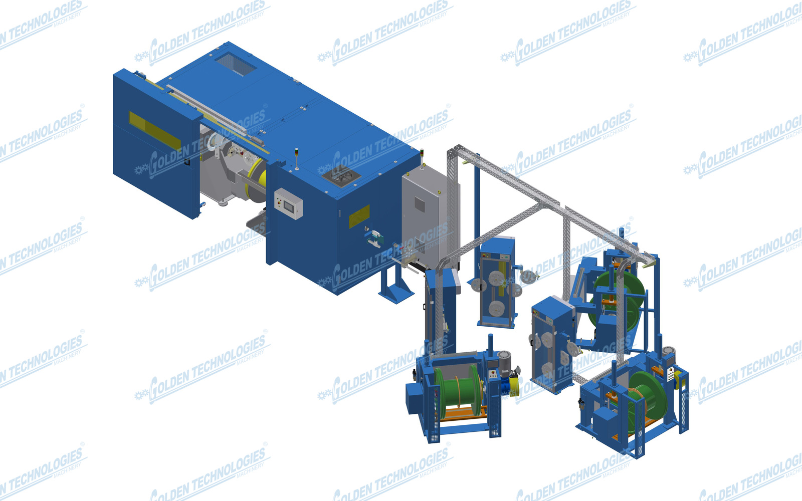 Insulated / copper-wire double twisting line DT1000 1000 mm