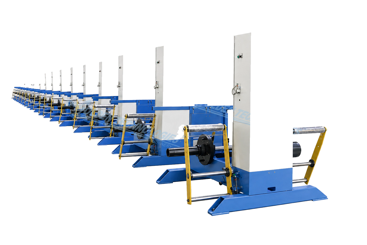 Multi-driven pay-off for buncher